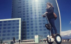 Judging from its popularity at the event, intelligent self-balancing scooters may be set to become an indispensable mode of transporter in the future.
